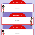 Free Social Story Templates: Create & Customize Easily Throughout Free Printable Social Stories