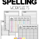 Free Spelling Worksheets   Superstar Worksheets Inside Free Printable Spelling Worksheets For Adults