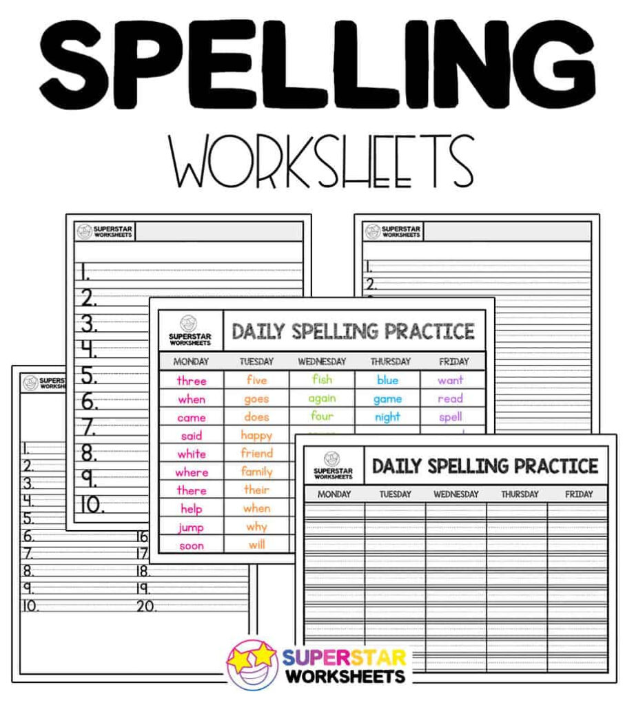 Free Spelling Worksheets Superstar Worksheets Inside Free Printable Spelling Worksheets For Adults Free Spelling Worksheets Superstar Worksheets Inside Free Printable Spelling Worksheets For Adults