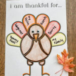 Free Thanksgiving "I Am Thankful For" Printable   Fox Farm Home For Free Printable Thanksgiving Crafts For Kids