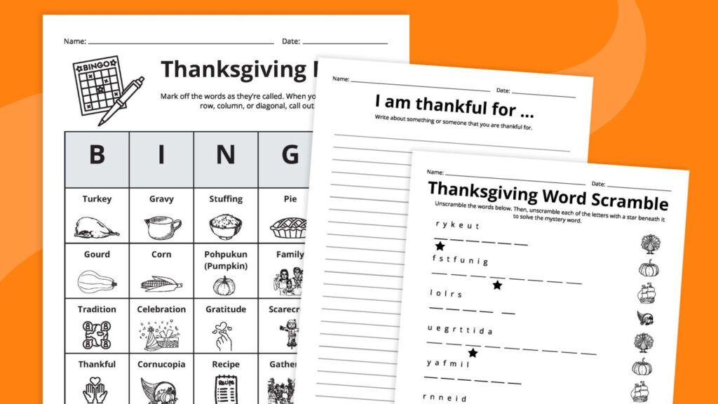 Free Thanksgiving Worksheets Bundle Pertaining To Free Printable Thanksgiving Worksheets For Middle School Free Thanksgiving Worksheets Bundle Pertaining To Free Printable Thanksgiving Worksheets For Middle School