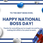 Free To Customize And Print Boss Day Card Templates | Canva Inside Boss Day Cards Free Printable