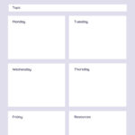 Free To Print Preschool Weekly Lesson Plan Templates | Canva Regarding Free Printable Preschool Lesson Plans