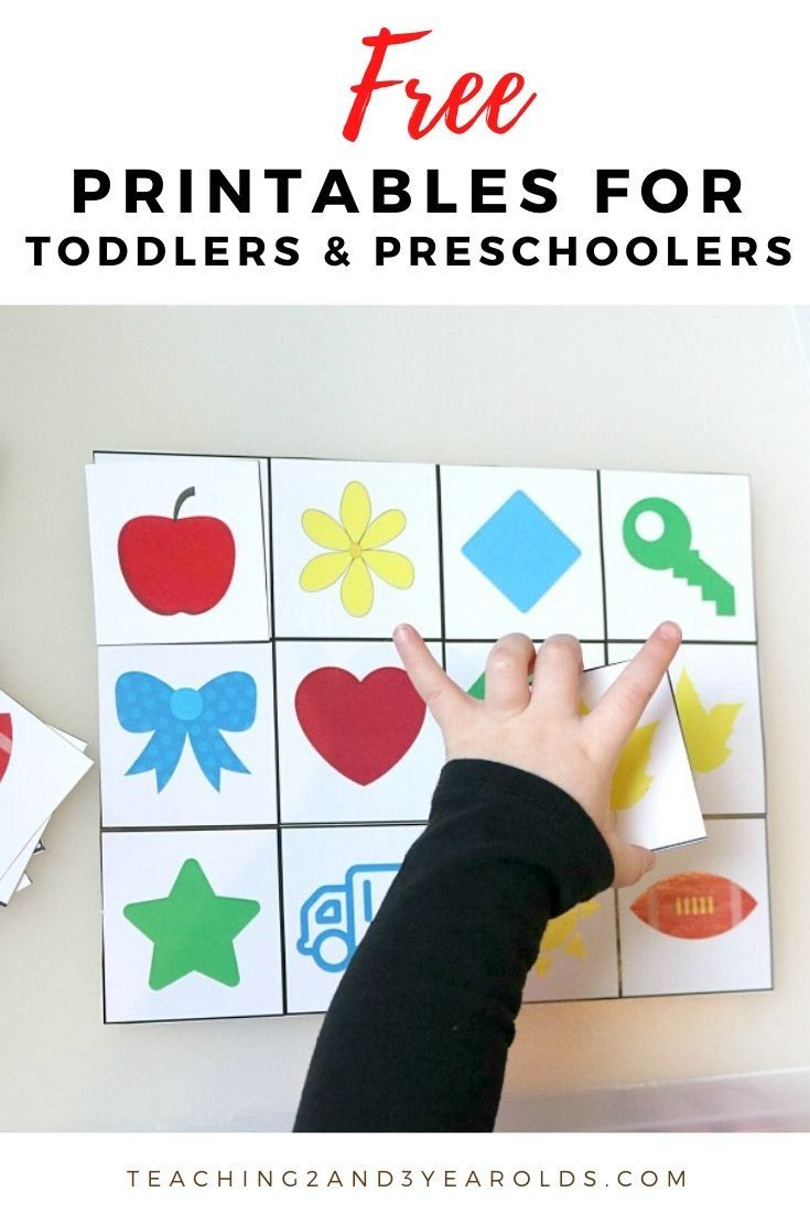 Free Toddler And Preschool Printables within Free Printable Early Childhood Activities