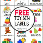 Free Toy Bin Labels Within Free Printable Classroom Labels For Preschoolers