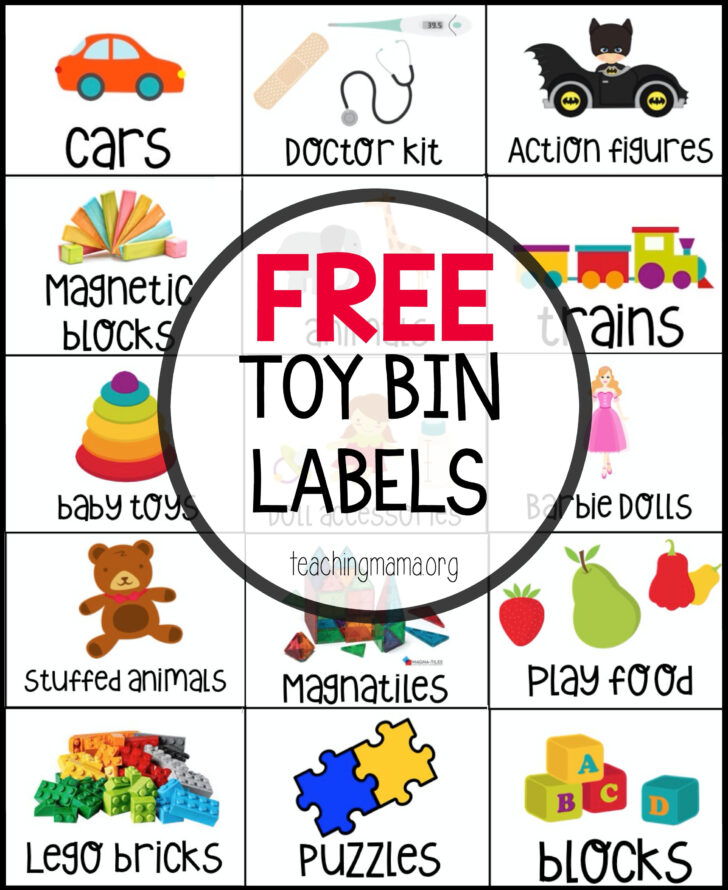 Free Printable Classroom Labels For Preschoolers