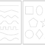 Free Tracing & Cutting Worksheets   The Craft At Home Family In Free Printable Tracing Worksheets