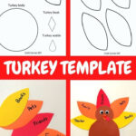 Free Turkey Template Kids Craft With Free Printable Thanksgiving Crafts For Kids