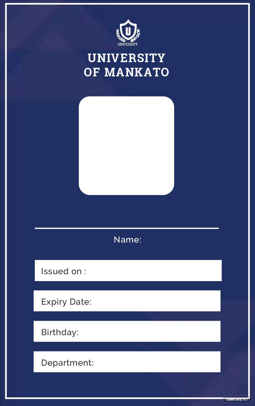 Free Vertical Id Card Templates, Editable And Printable regarding Free Printable ID Cards Templates