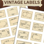 Free Vintage Labels Printables — The Art Scavenger Regarding Fancy Labels Printable Free