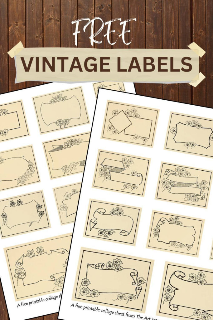 Free Vintage Labels Printables — The Art Scavenger Regarding Fancy Labels Printable Free Free Vintage Labels Printables — The Art Scavenger Regarding Fancy Labels Printable Free
