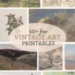 Free Vintage Printable Art Sources   Jenna Sue Design For Free Printable Artwork To Frame
