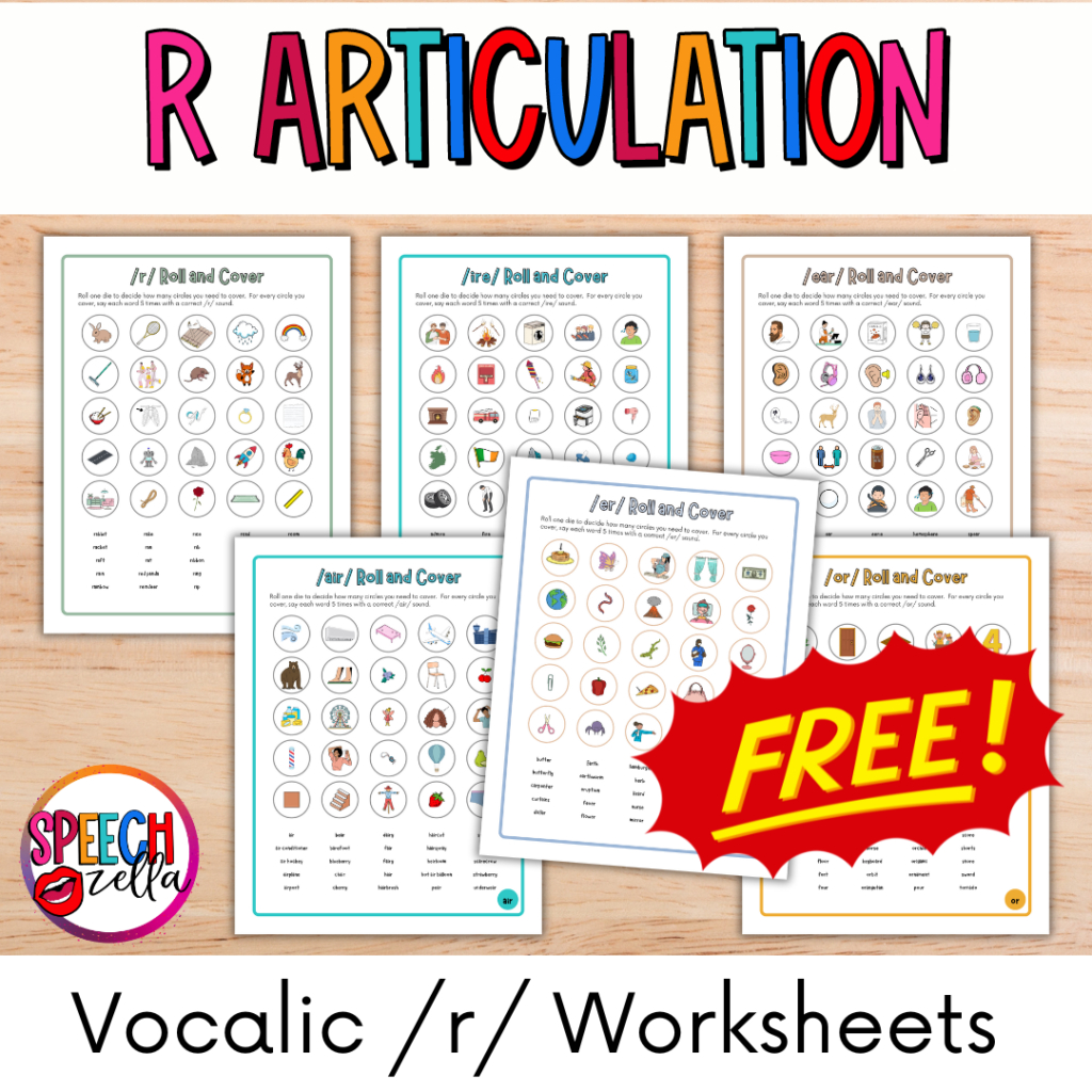Free Vocalic R Worksheets For Articulation Therapy Speechzella With Regard To Free Printable Vocalic R Worksheets Free Vocalic R Worksheets For Articulation Therapy Speechzella With Regard To Free Printable Vocalic R Worksheets