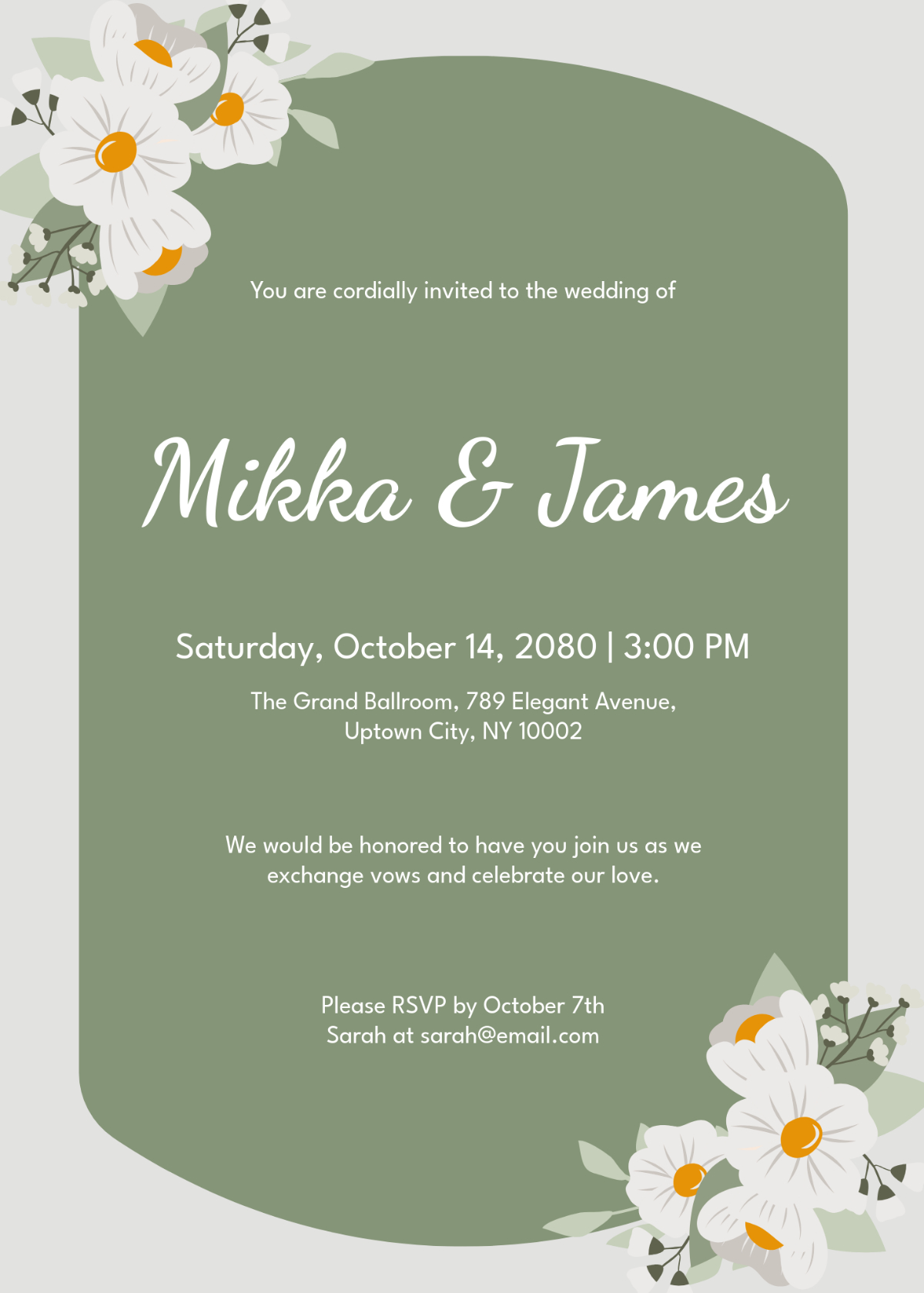 Free Wedding Invitation Templates, Editable And Printable with regard to Free Printable Wedding Inserts