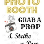 Free Wedding Photo Booth Sign | Scrappy Geek   Worksheets Library With Free Printable Photo Booth Sign