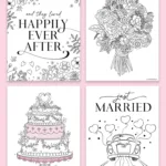 Free Wedding Printables   Favorite Printables In Wedding Coloring Book Free Printable