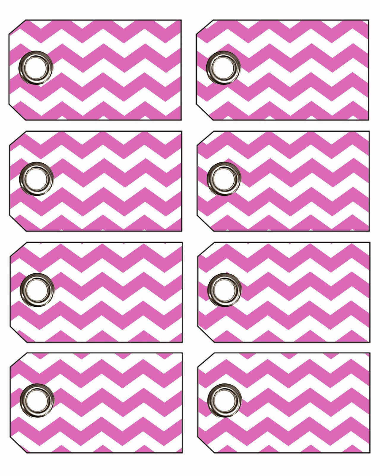 Freebie Week: Chevron Gift Tags With Eyelets! within Free Printable Chevron Labels