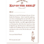 Freebie} Your Very Own Goodbye Letter From The Elf On The Shelf With Regard To Elf On A Shelf Goodbye Letter Free Printable