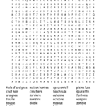 French Halloween Vocab Word Search   Wordmint With Free Printable French Halloween Worksheets