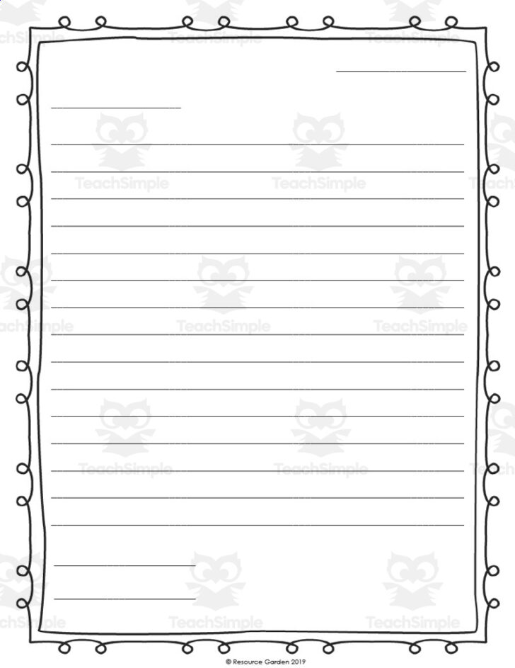 Free Printable Letter Writing Templates
