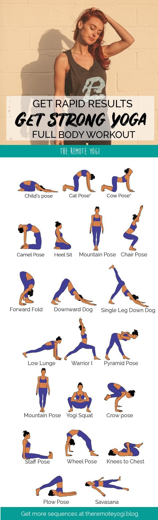 Full Body Yoga Workout – Free Printable Pdf in Free Printable Yoga Poses
