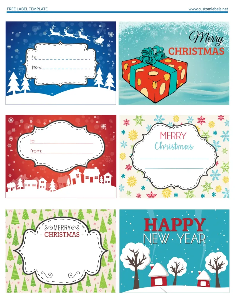 Fun And Colorful Christmas Labels Free Printables Within Christmas Labels Free Printable Templates Fun And Colorful Christmas Labels Free Printables Within Christmas Labels Free Printable Templates