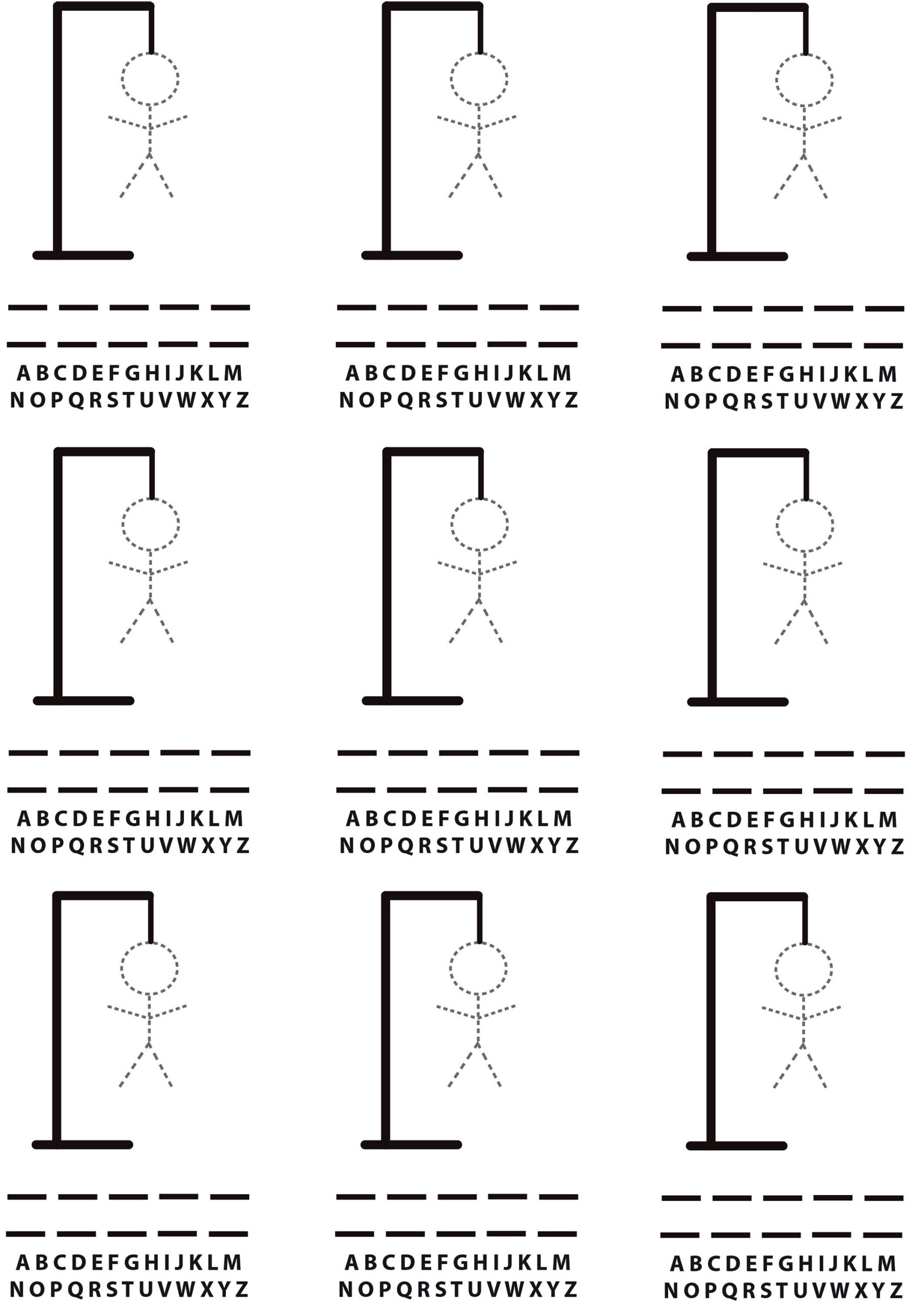 Fun Hangman Game Printable Pdf | Educational Kids Activity throughout Free Printable Hangman Game