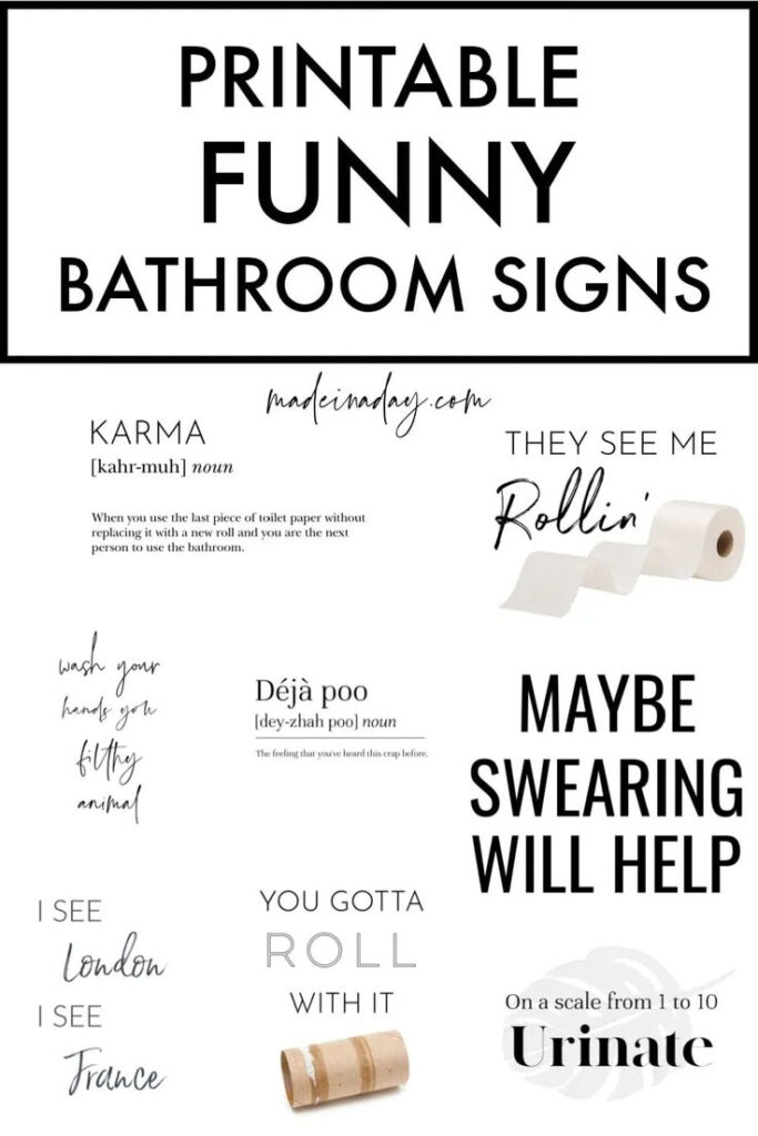 Funny Bathroom Sign Printables Throughout Free Printable Funny Signs Funny Bathroom Sign Printables Throughout Free Printable Funny Signs