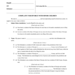Ga Divorce Papers Online Free: Fill Out & Sign Online | Dochub With Free Printable Uncontested Divorce Forms Georgia