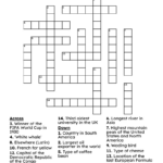 General Knowledge Crossword   Wordmint In Free Printable General Knowledge Crossword Puzzles