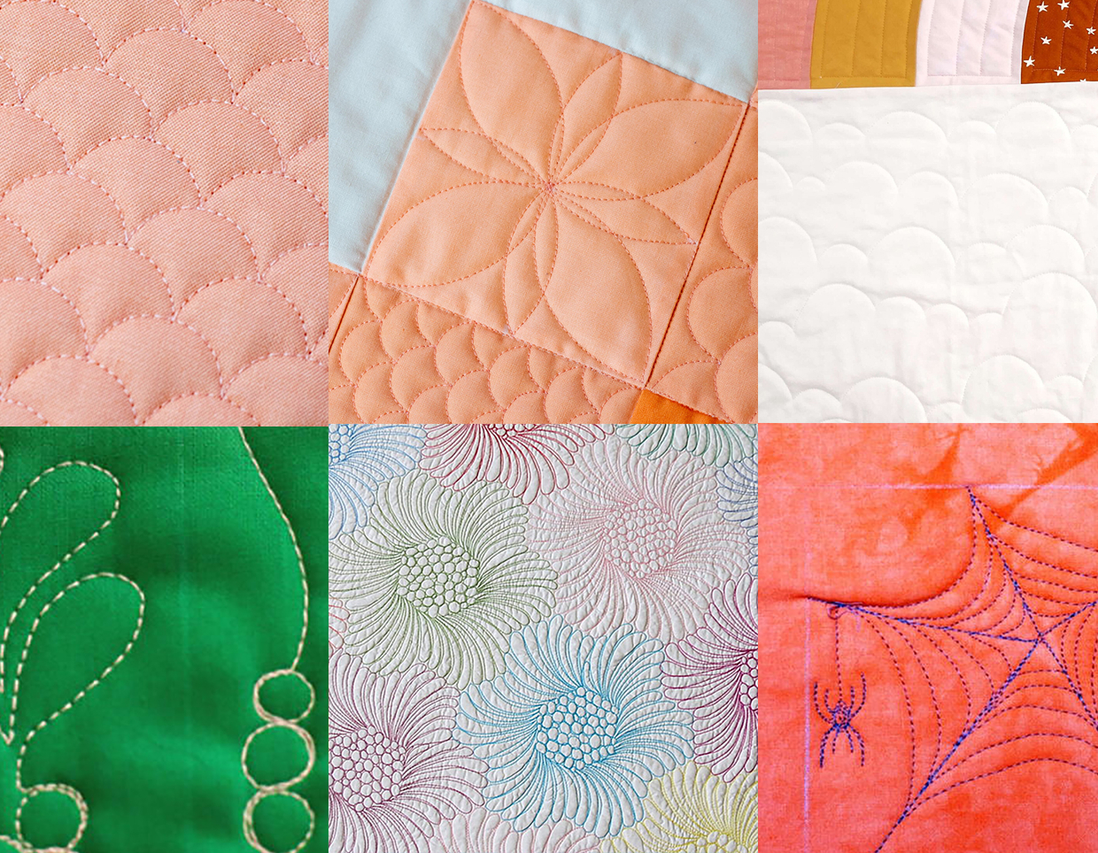 Get Stitching With These Free Motion Quilting Patterns! - Gathered for Printable Free Motion Quilting Templates