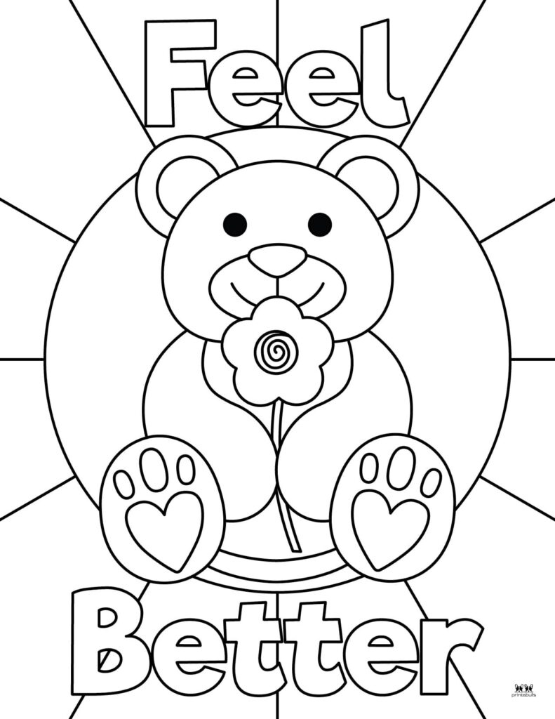 Get Well Soon Coloring Pages 15 Free Pages | Printabulls Regarding Free Printable Get Well Cards To Color Get Well Soon Coloring Pages 15 Free Pages | Printabulls Regarding Free Printable Get Well Cards To Color