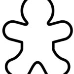 Gingerbread Man Shape Printable   Landing Page Inside Gingerbread Template Free Printable