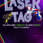 Girls Laser Tag Party Birthday Invitation Editable Instant In Free Printable Laser Tag Invitation Template