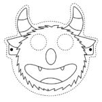 Go Away! Worksheet   Make A Mask!   Super Simple Within Free Printable Paper Masks