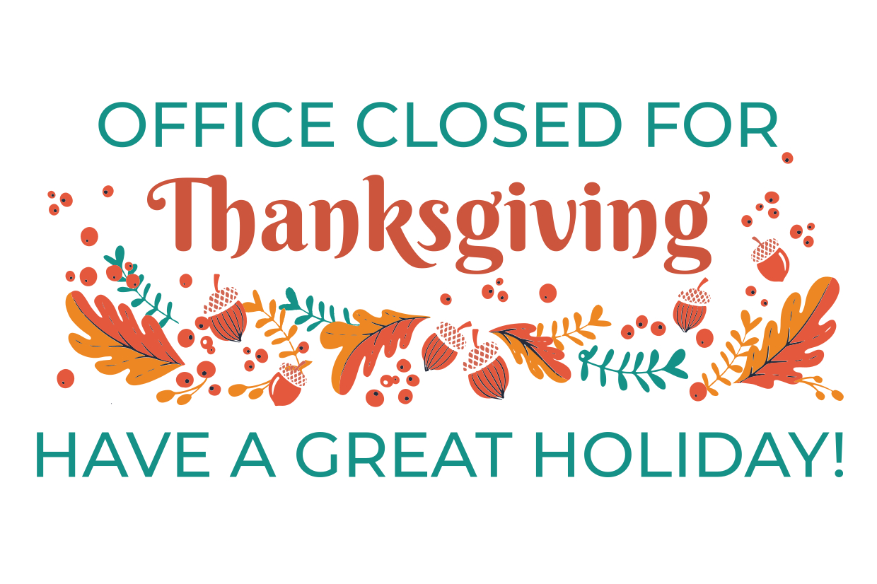 Golden Thanksgiving Office Closed Sign Template | Square Signs throughout Free Printable Closed Thanksgiving Day Signs