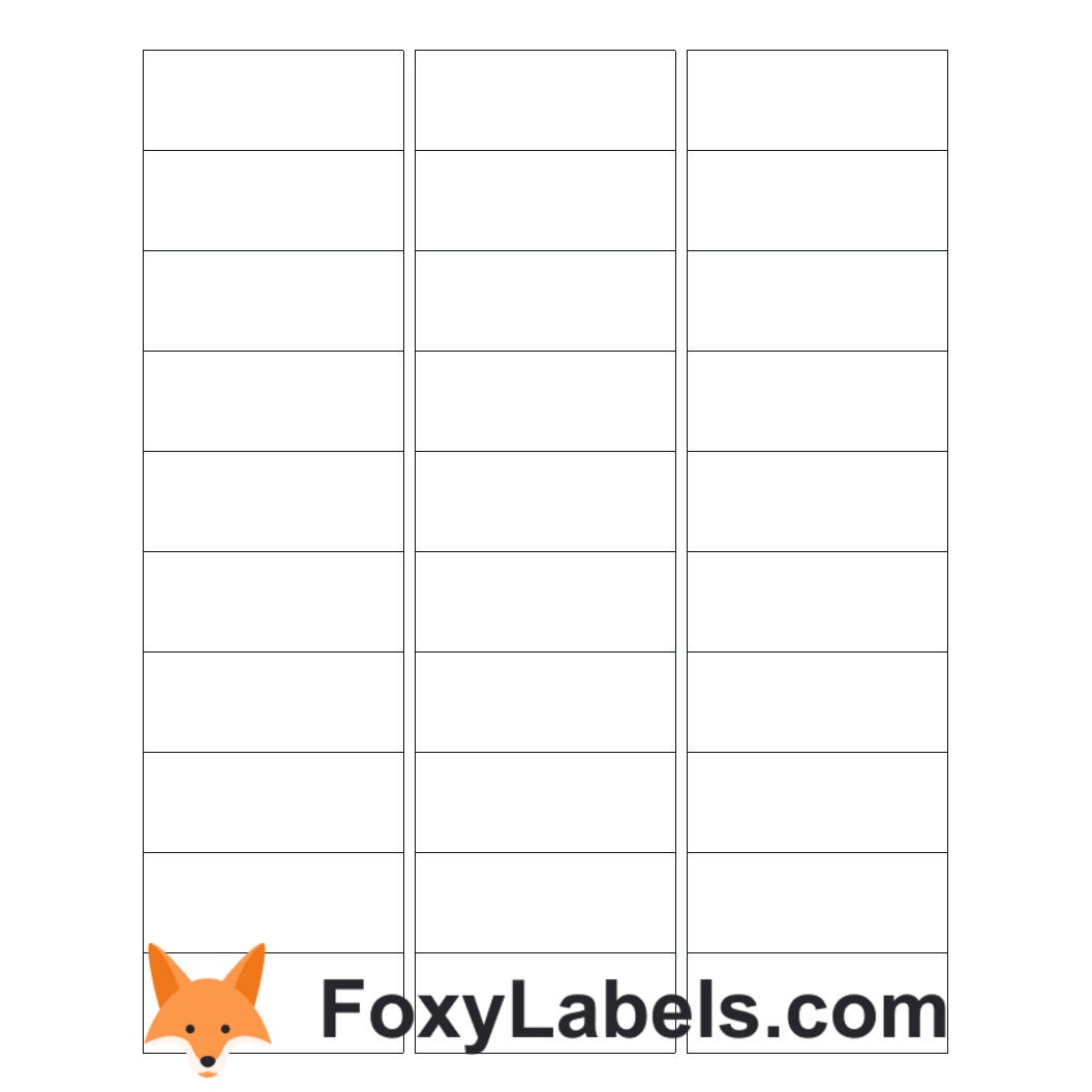 Google Docs Label Template Compatible With Avery® 5160 regarding Free Printable Labels Avery 5160