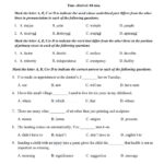 Grade 9 English As A Second Language (Esl) Worksheet | Live Pertaining To 9Th Grade English Worksheets Free Printable