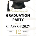 Graduation Party Invitation Free Google Docs Template   Gdoc.io With Free Printable Graduation Dinner Invitations