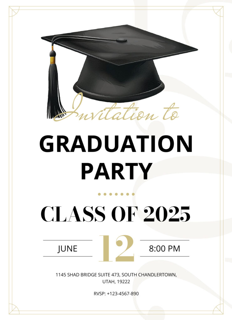 Graduation Party Invitation Free Google Docs Template Gdoc.io With Free Printable Graduation Dinner Invitations Graduation Party Invitation Free Google Docs Template Gdoc.io With Free Printable Graduation Dinner Invitations
