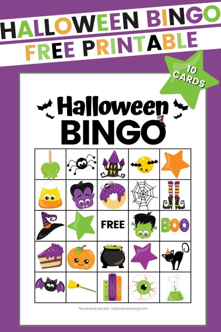 Free Printable Halloween Bingo