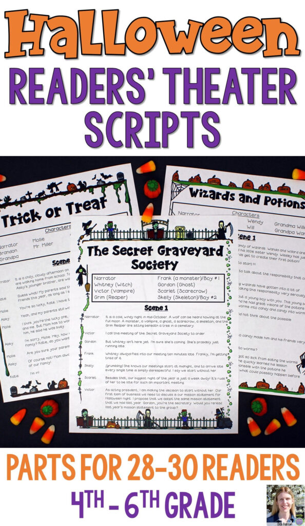 Halloween Readers Theater Free Printable Printable Party Favors Pertaining To Free Printable Halloween Play Scripts Halloween Readers Theater Free Printable Printable Party Favors Pertaining To Free Printable Halloween Play Scripts