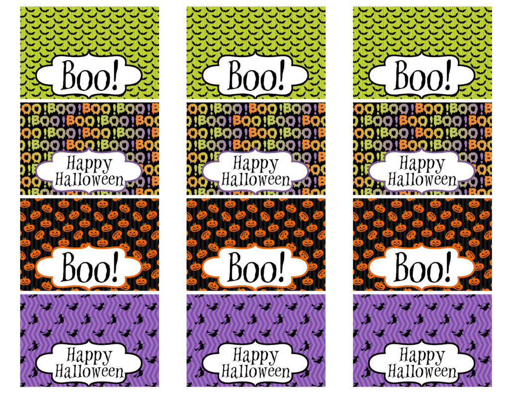 Halloween Treat Bag Toppers With Free Printable - A Princess And throughout Free Printable Trick Or Treat Bags