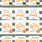 Halloween Treat Tags: 4 Designs Inside Free Printable Halloween Tags