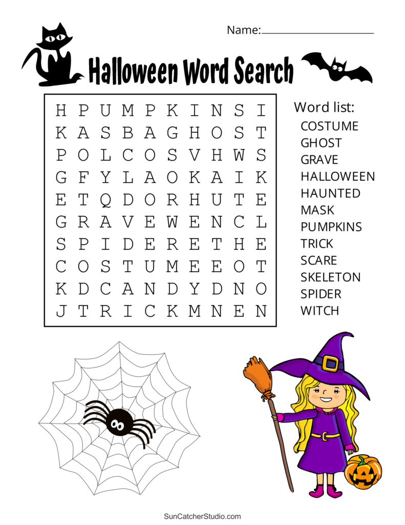 Halloween Word Search (Free Printable Puzzles) – Free Printables Throughout Free Printable Halloween Word Search Puzzles Halloween Word Search (Free Printable Puzzles) – Free Printables Throughout Free Printable Halloween Word Search Puzzles