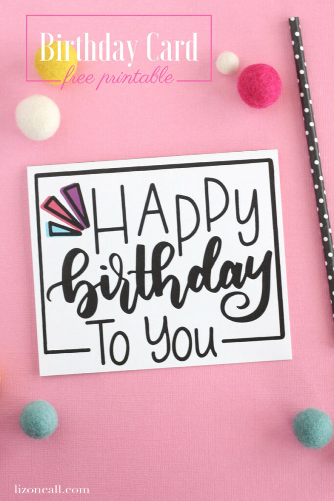 Hand Lettered Free Printable Birthday Card Throughout Free Printable Birthday Cards For Your Best Friend Hand Lettered Free Printable Birthday Card Throughout Free Printable Birthday Cards For Your Best Friend