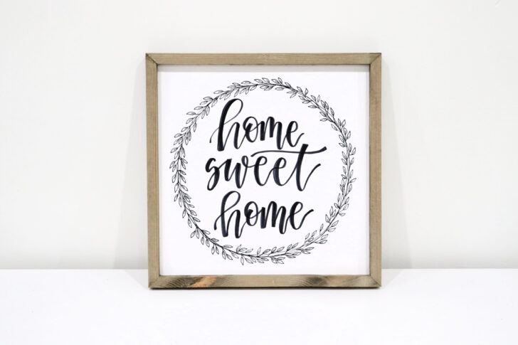 Home Sweet Home Free Printable