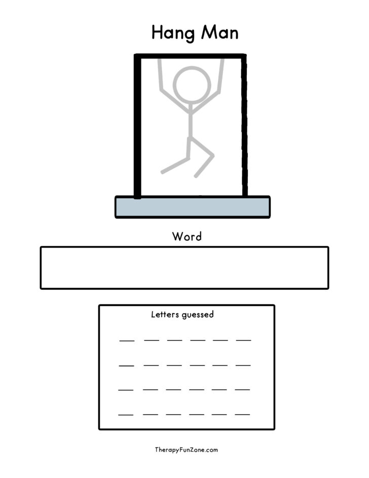 Free Printable Hangman Game