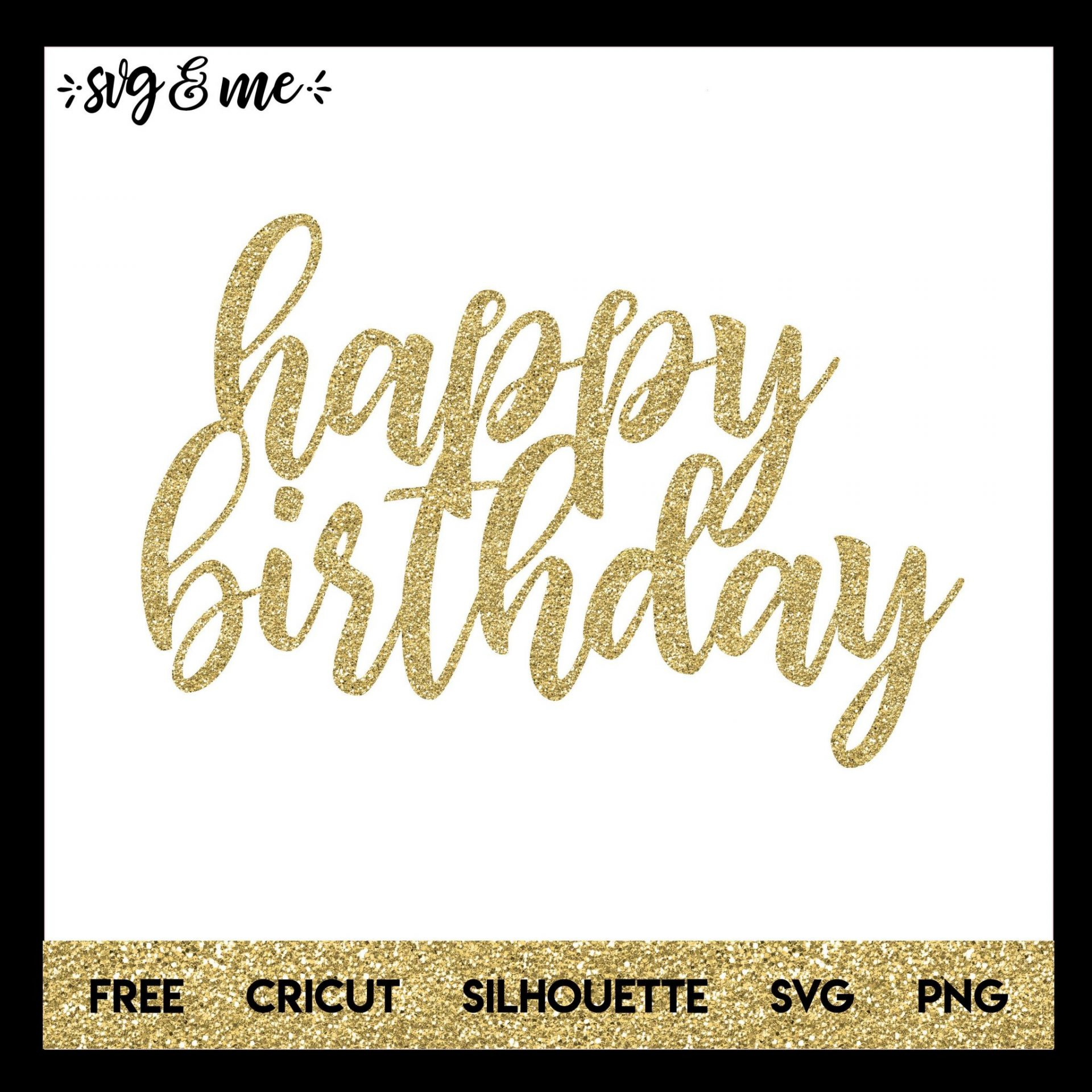 Happy Birthday Cake Topper - Svg & Me with regard to Free Printable Happy Birthday Cake Topper