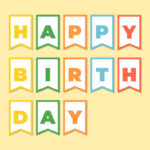 Happy Birthday Printable Letters   Printable Party Favors With Free Happy Birthday Printable Letters